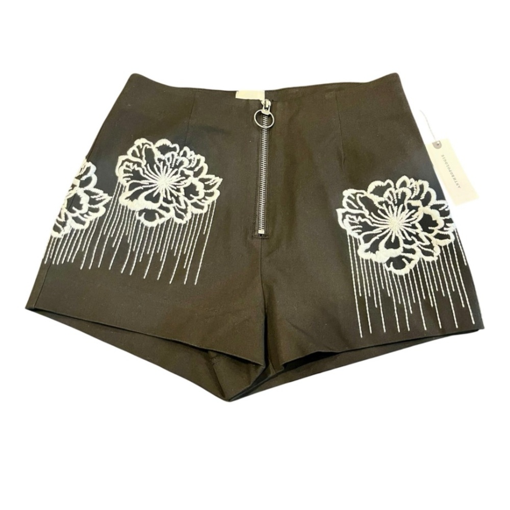 Maeve by Anthropologie Embroidered Black Shorts – NWT, Size 2